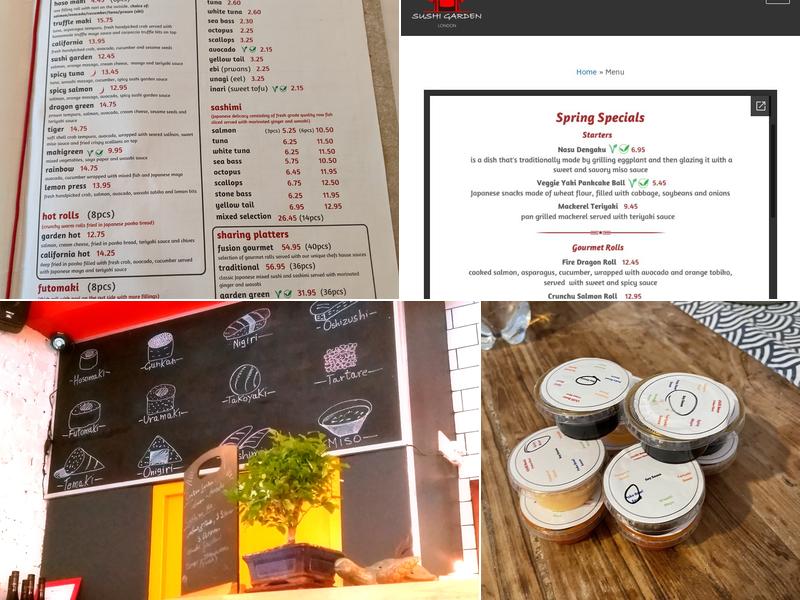 Sushi Garden - London Menu