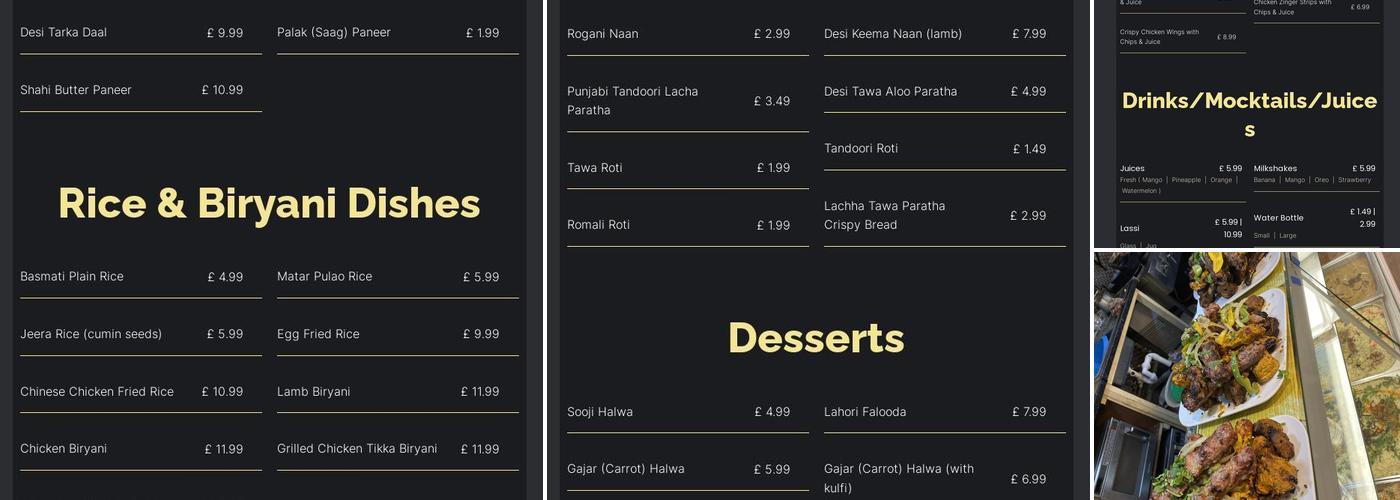 Dilpasand Express Restaurant Menu
