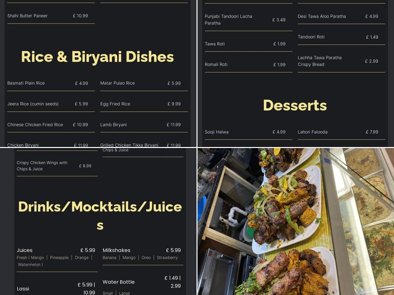 Dilpasand Express Restaurant Menu