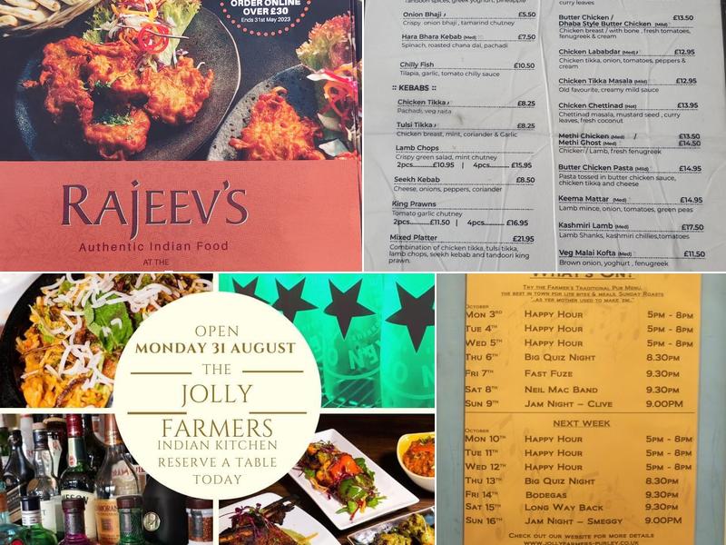 Jolly Farmers Menu