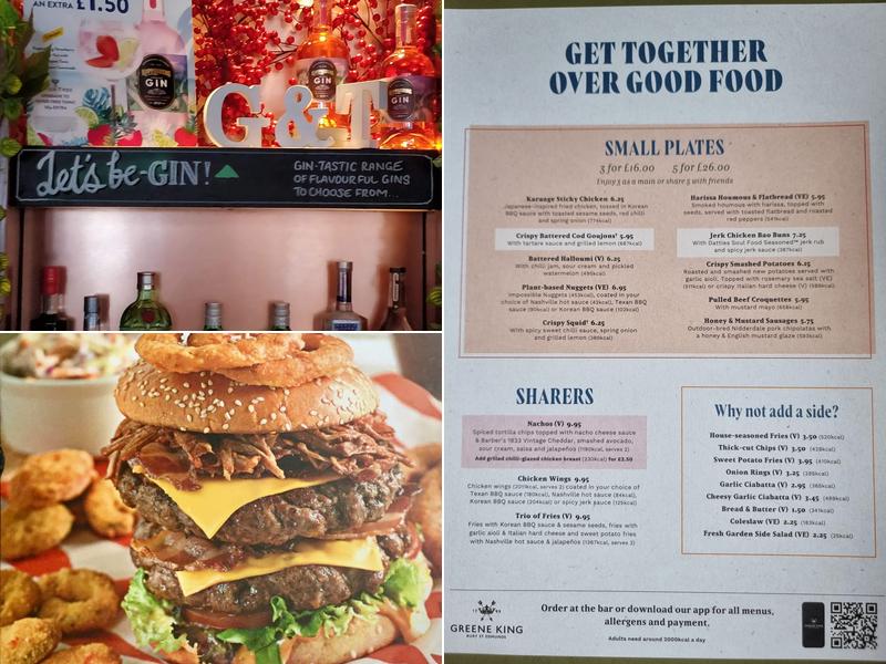 Raynes Park Tavern Menu