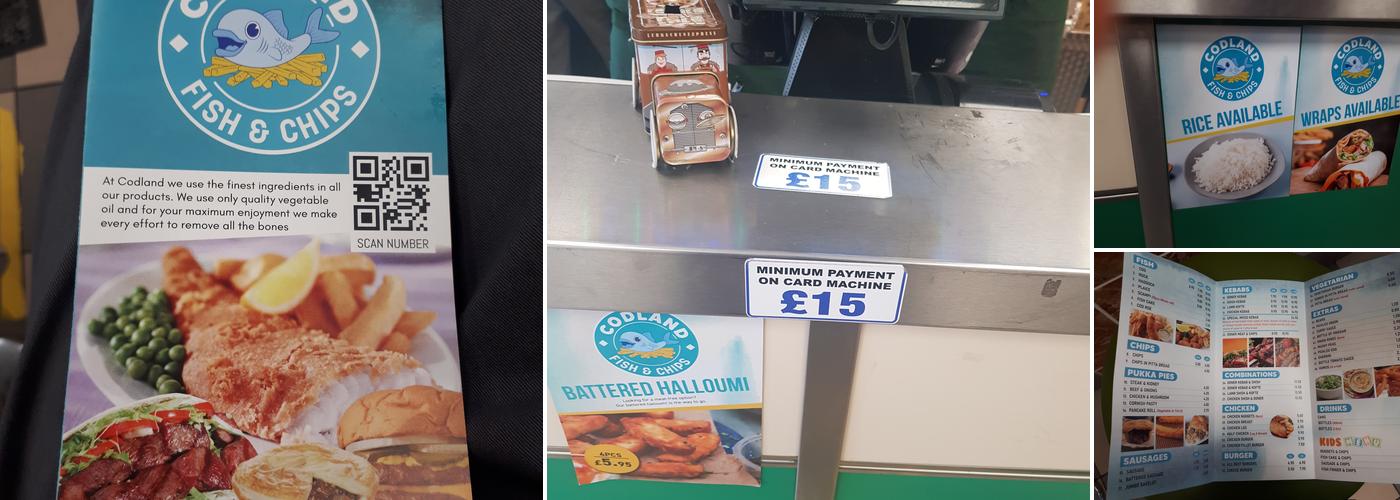Codland Fish & Chips Menu