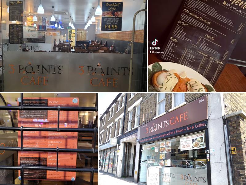 3 Points Cafe Menu
