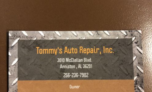 Tommy's Auto Repair Anniston