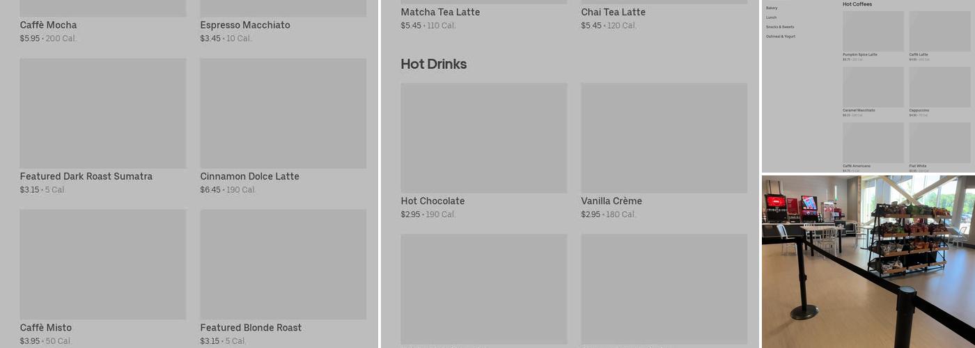 Starbucks Menu
