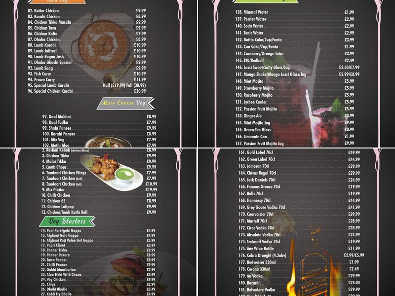 Sanjha Chulla Menu