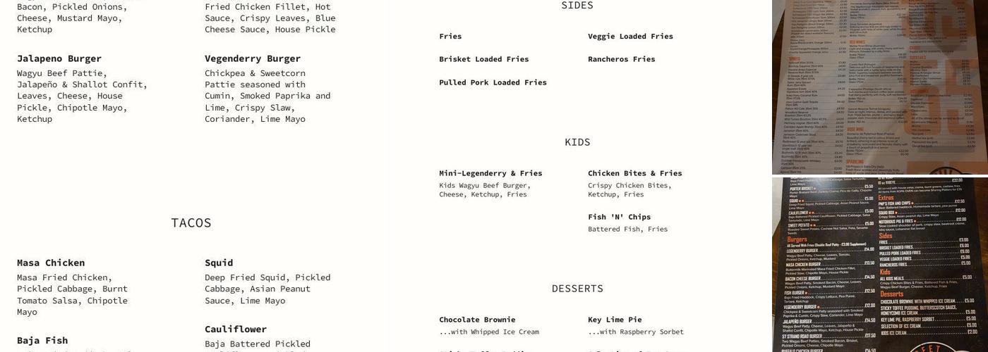 Pyke 'N' Pommes (53-55) Menu