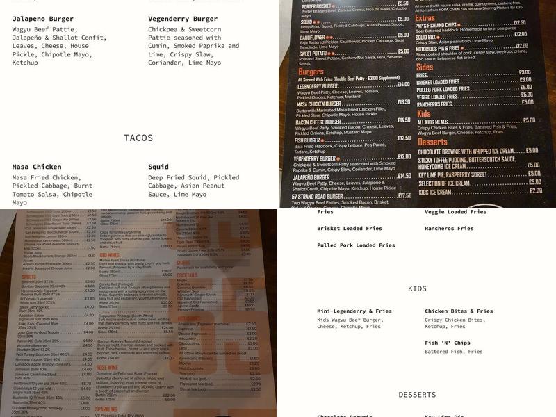Pyke 'N' Pommes (53-55) Menu