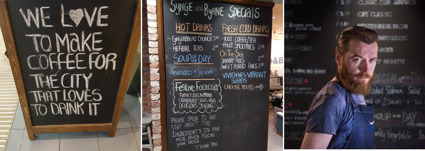 Synge & Byrne Foyleside Menu
