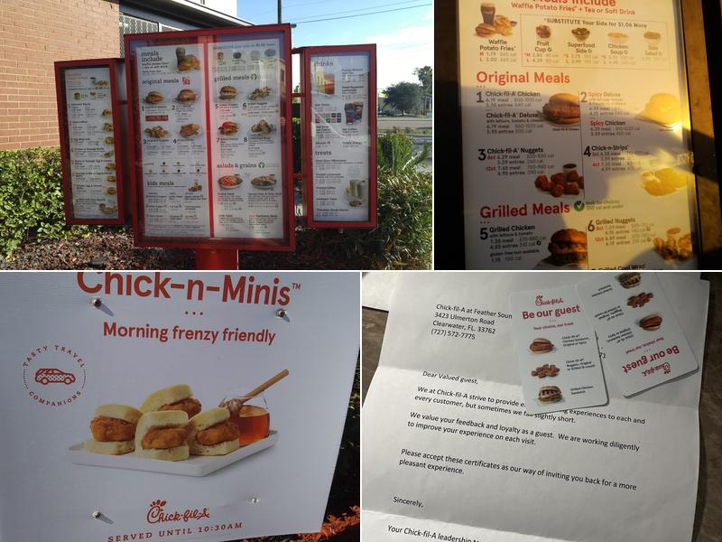 Chick-fil-A Menu