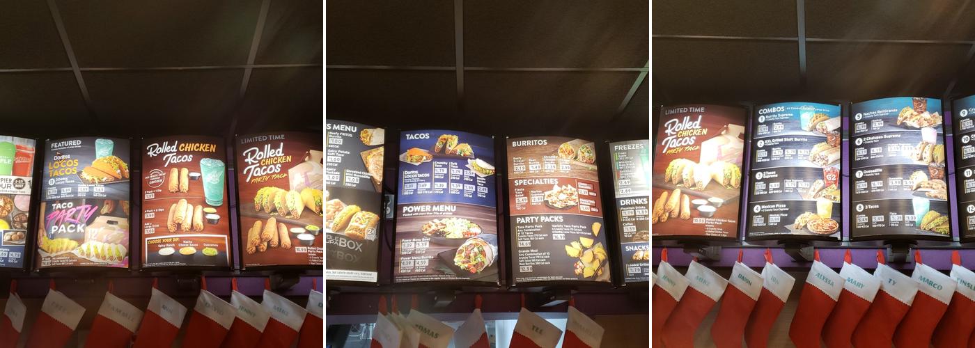 Taco Bell Menu