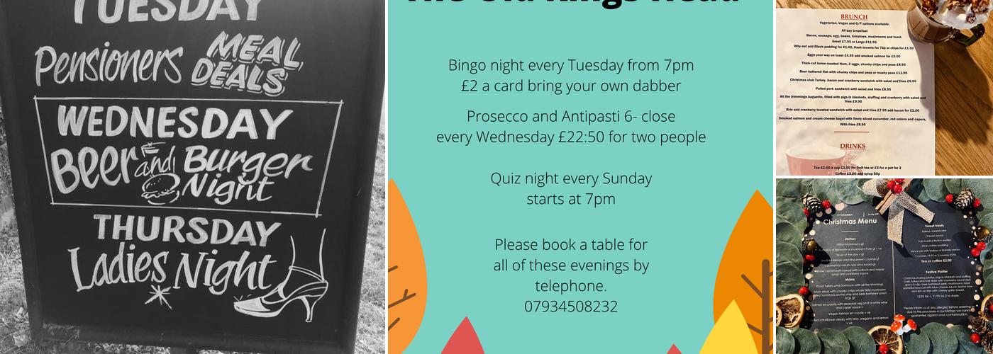 The Old Kings Head Menu