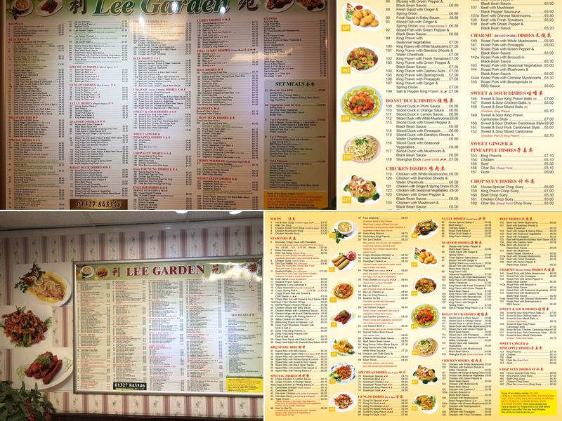 Lee Garden Menu