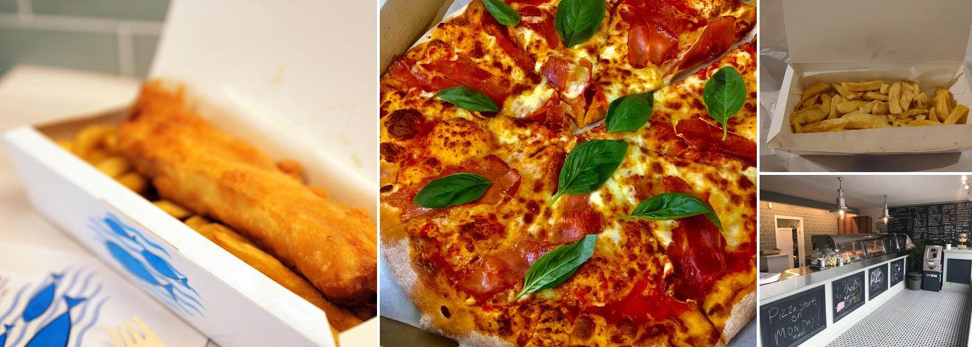 Off The Hook fish and chips and pizza