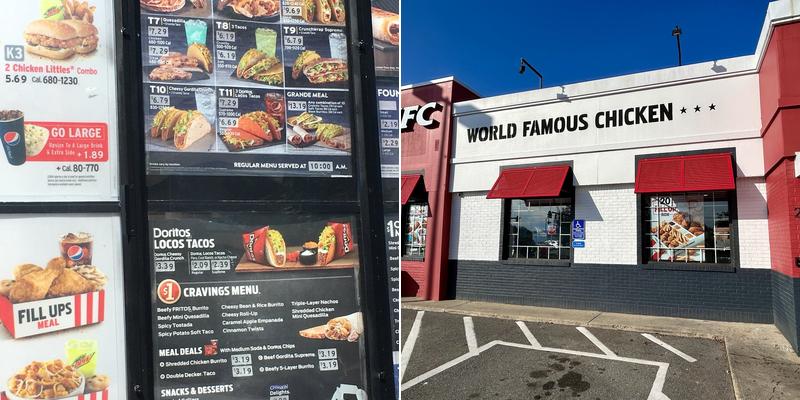 KFC Menu