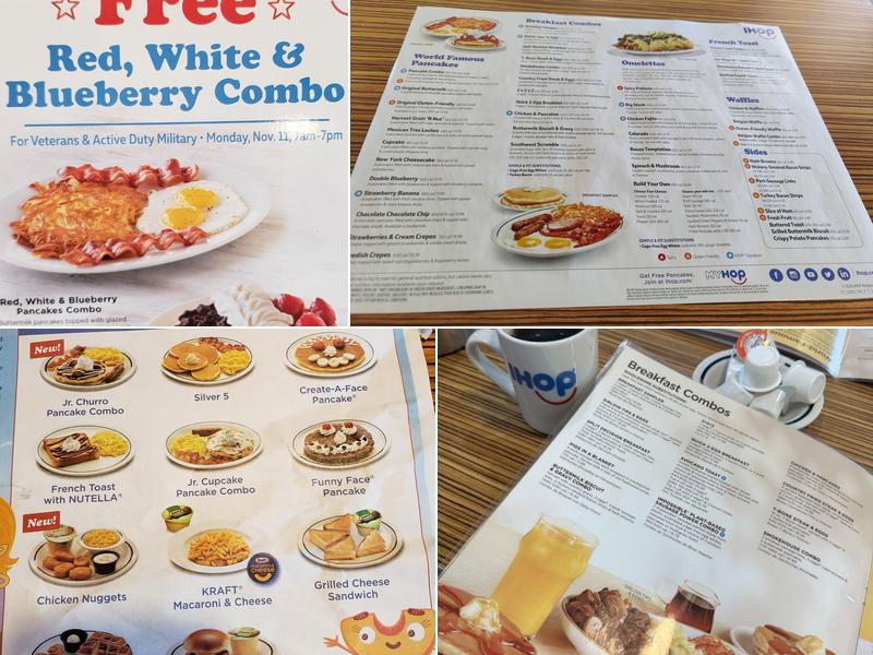 IHOP Menu
