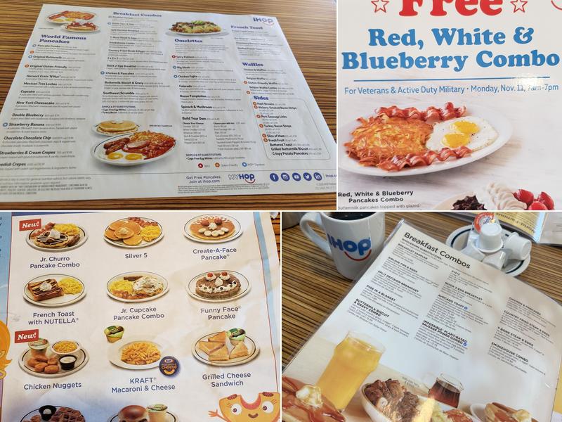 IHOP Menu