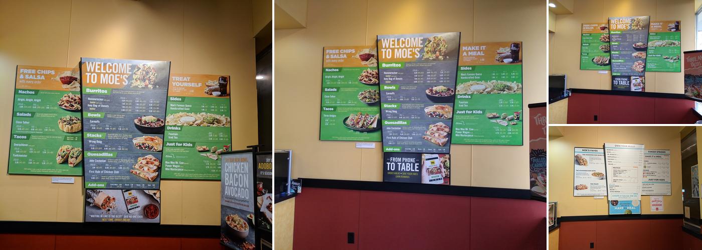 Moe's Southwest Grill Menu
