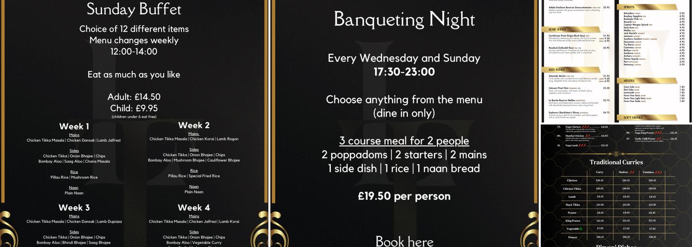 Longfield Tandoori Menu