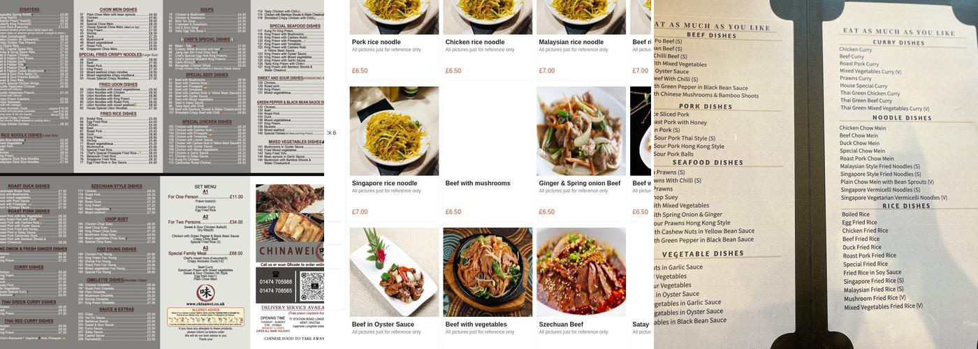 China Wei Menu
