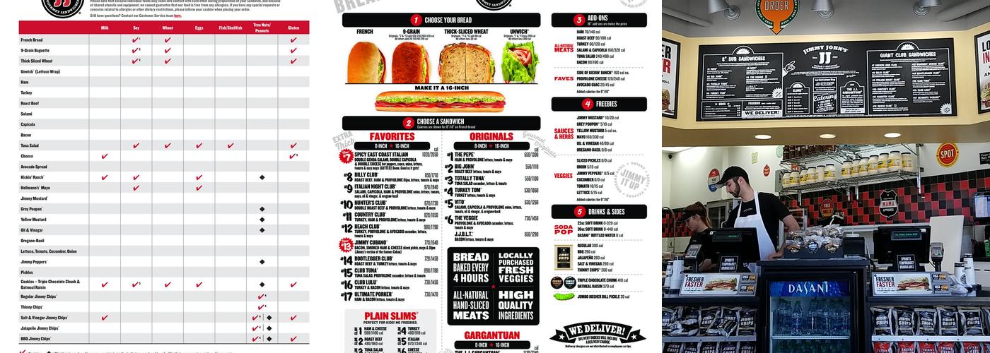 Jimmy John's Menu