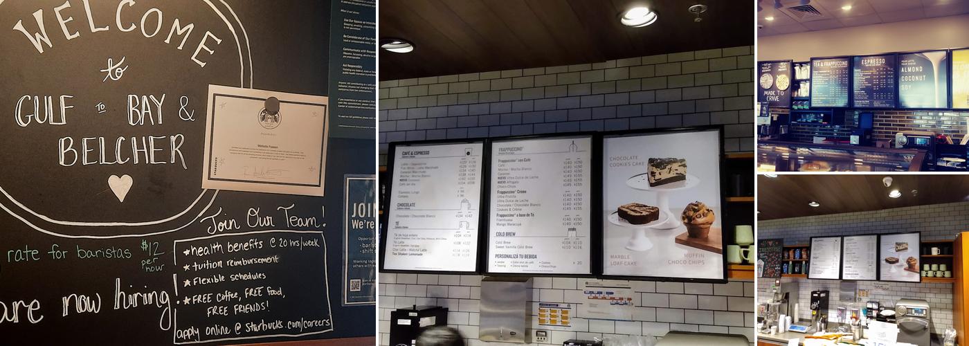 Starbucks Menu