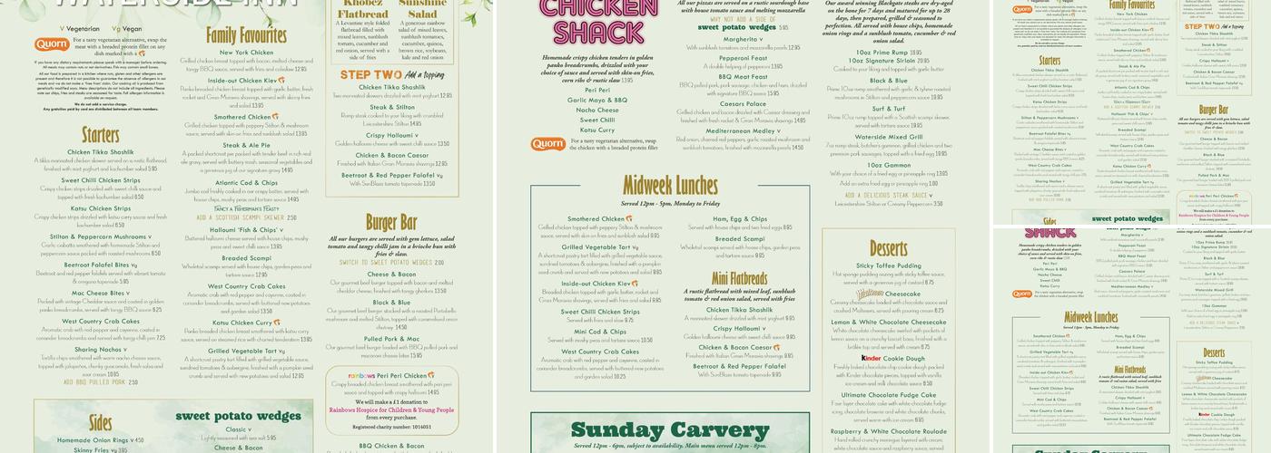 The Waterside Inn Menu