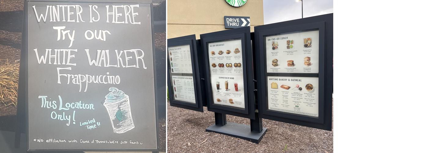 Starbucks Menu