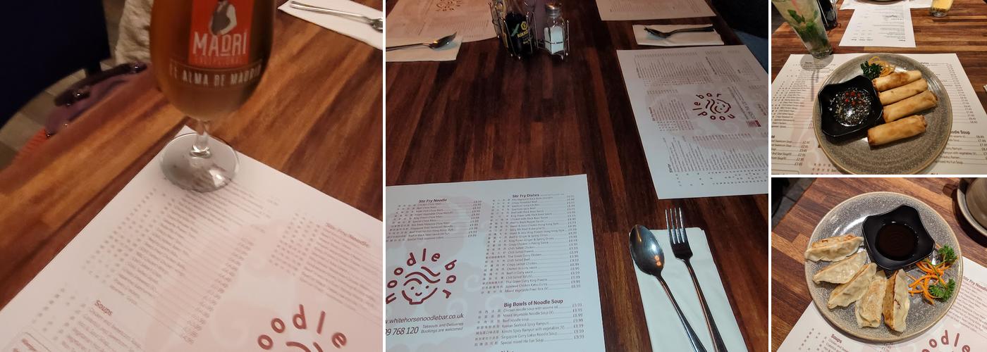 The White Horse & Noodle Bar Menu