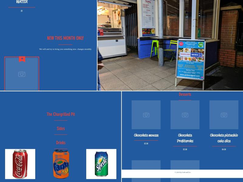 Grab & Go, Shawarma & Falafel Menu