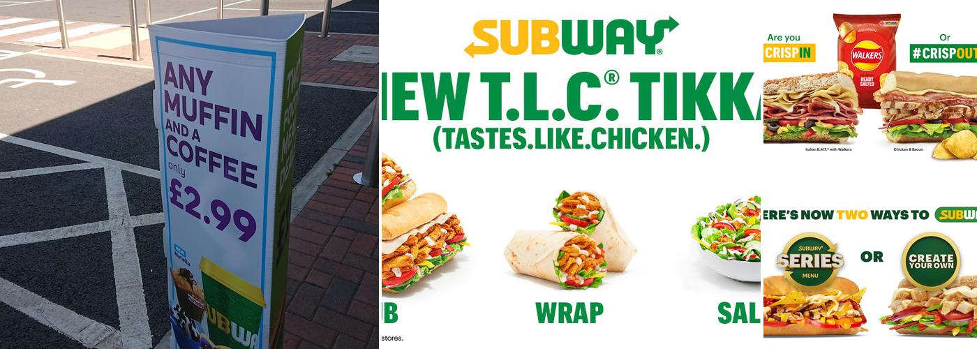 Subway Menu