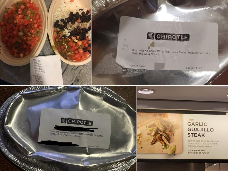 Chipotle Mexican Grill Menu