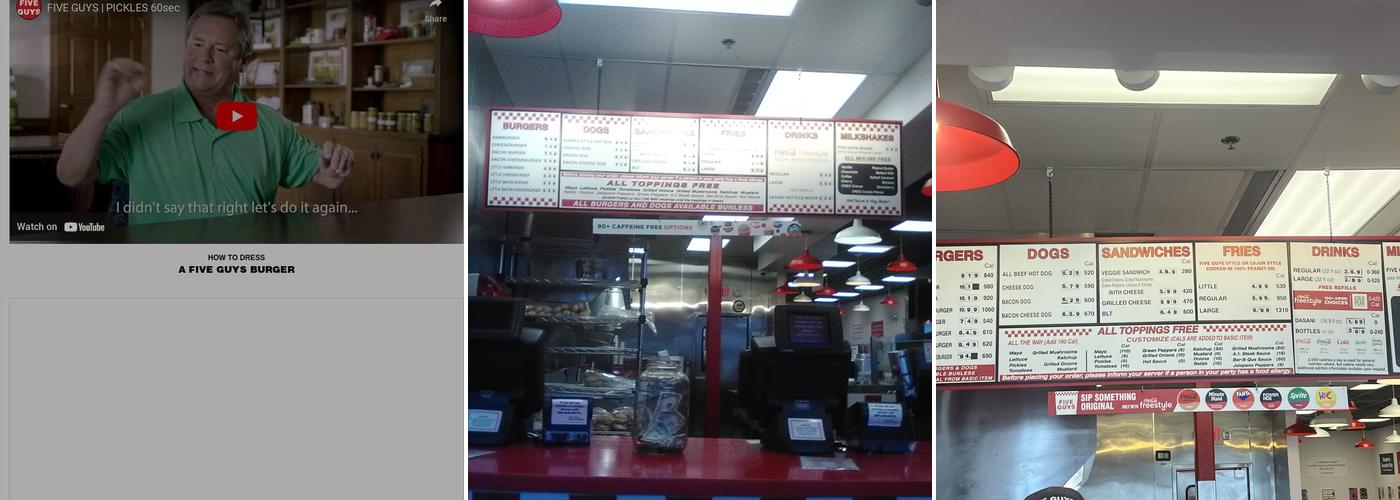 Five Guys Menu