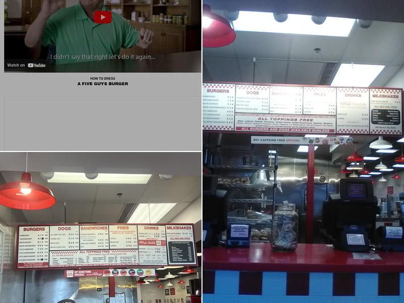 Five Guys Menu