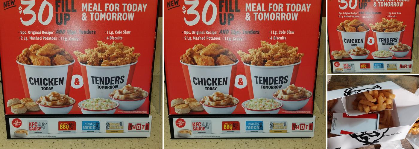 KFC Menu