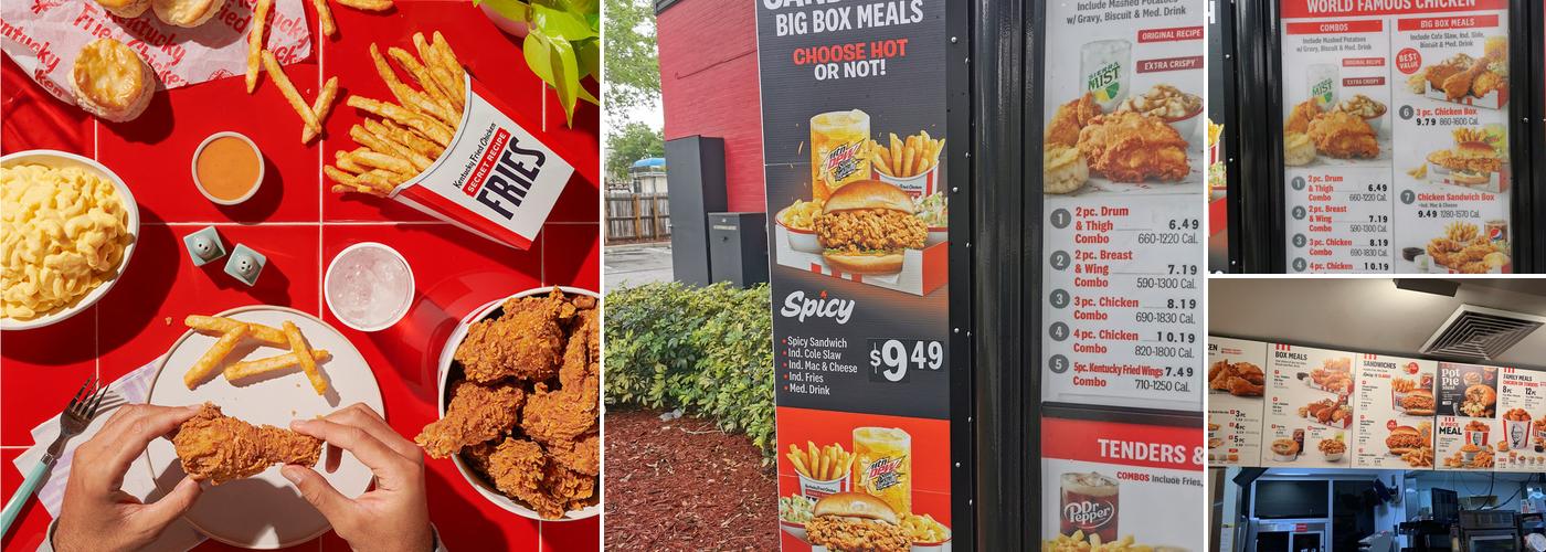 KFC Menu