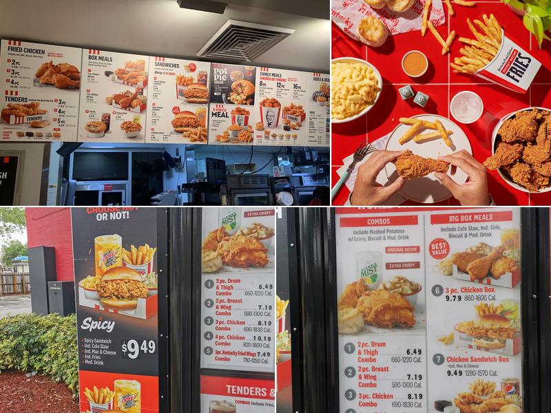 KFC Menu