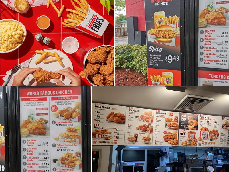 KFC Menu
