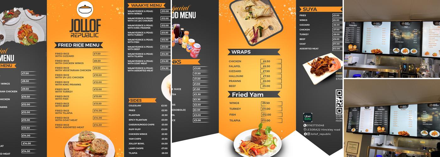 Jollof Republic Menu