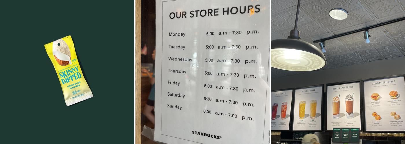 Starbucks Menu