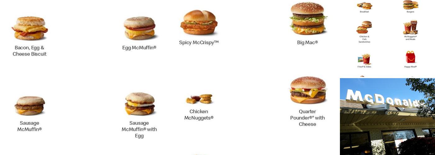 McDonald's Menu