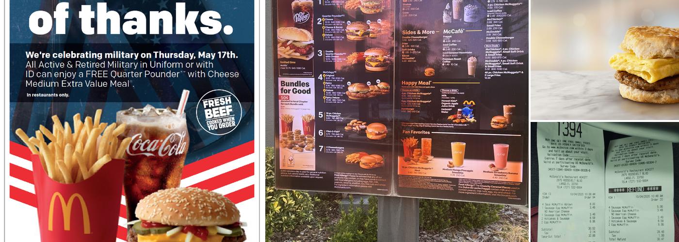 McDonald's Menu