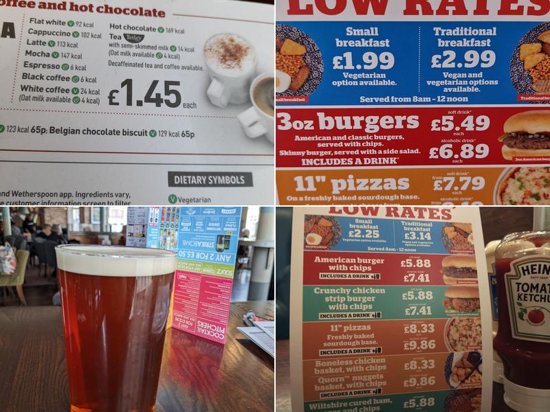 The Joseph Conrad - JD Wetherspoon Menu