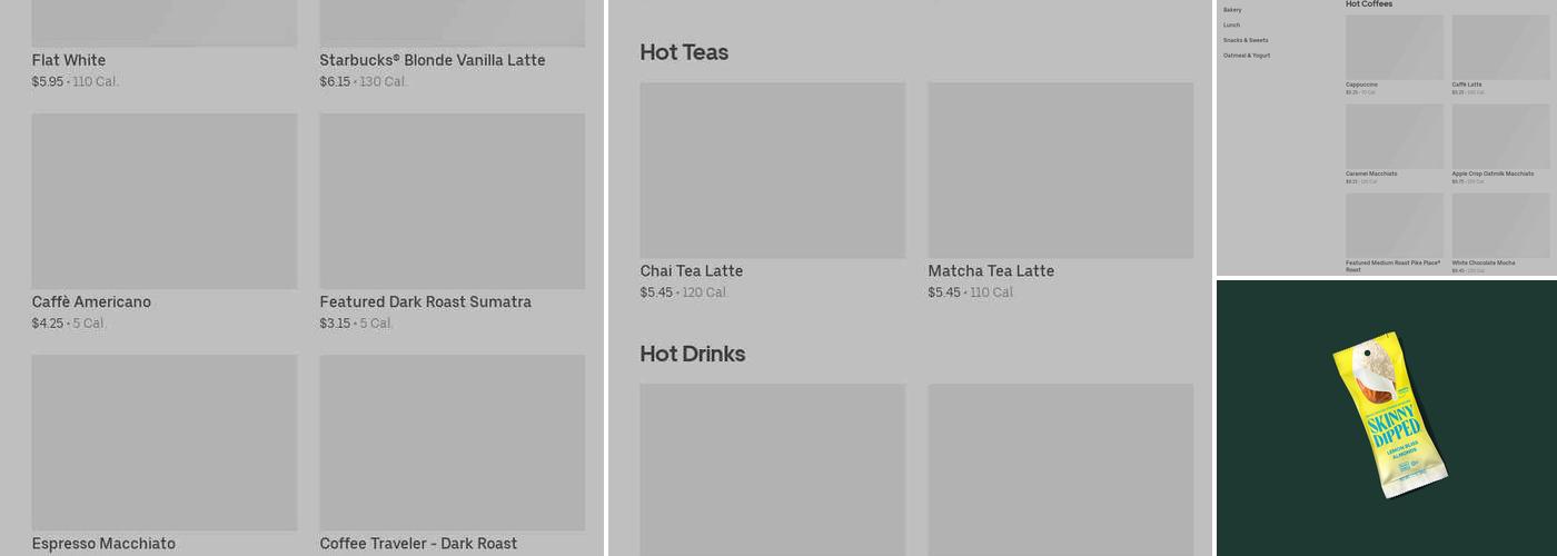 Starbucks Menu