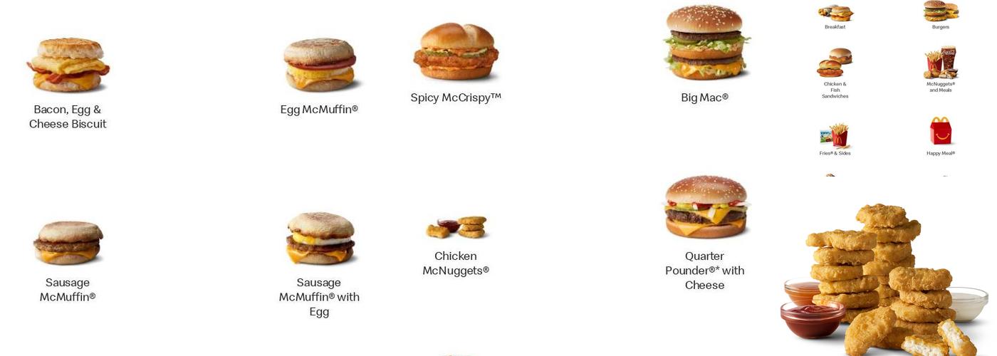 McDonald's Menu