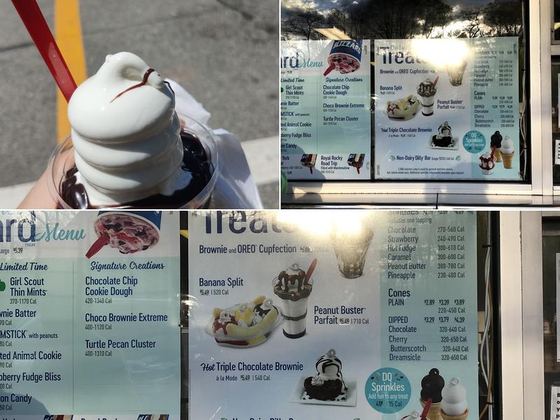 Dairy Queen (Treat) Menu