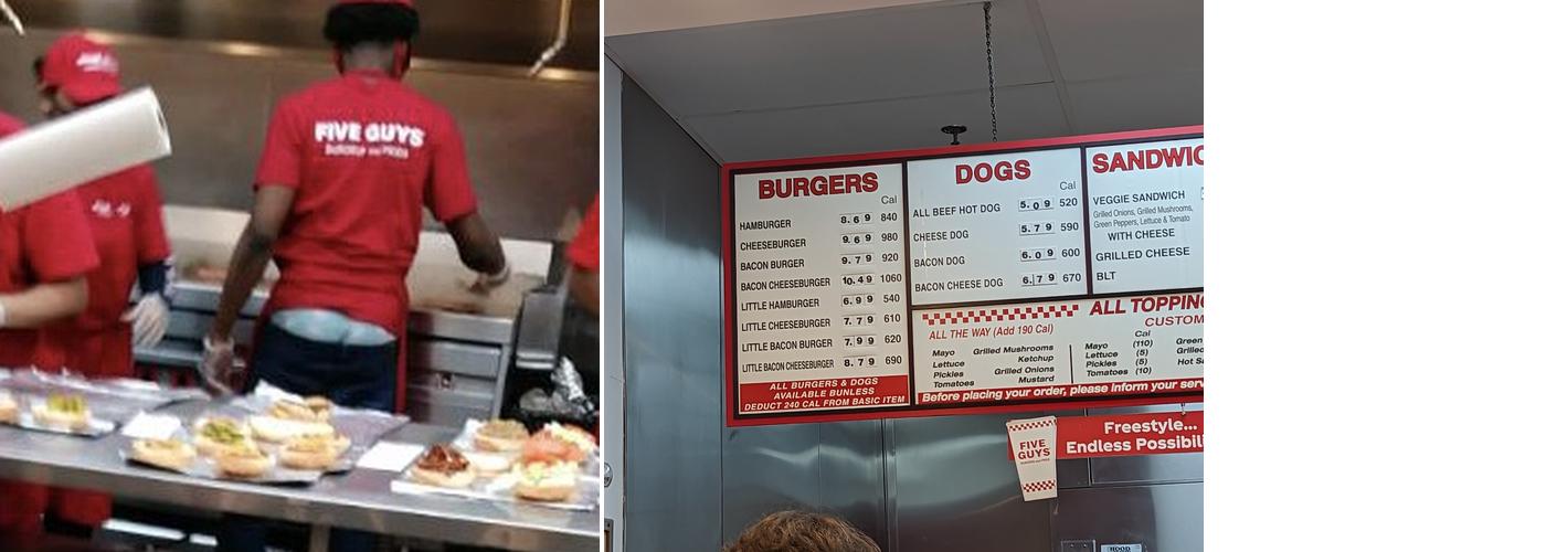 Five Guys Menu