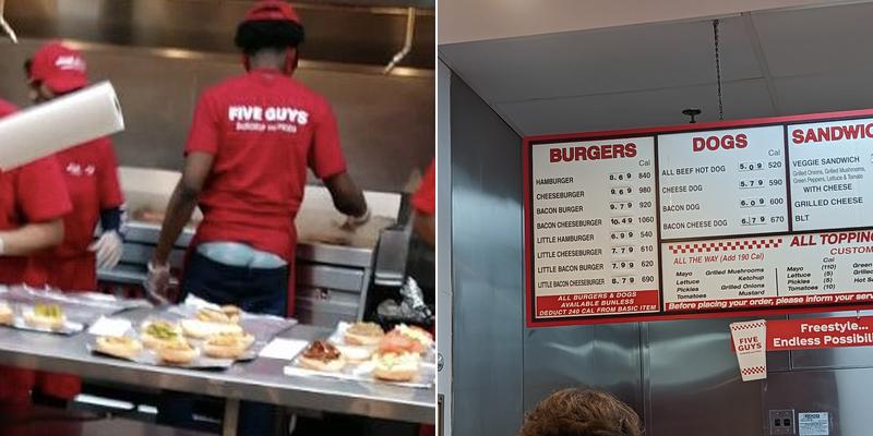 Five Guys Menu