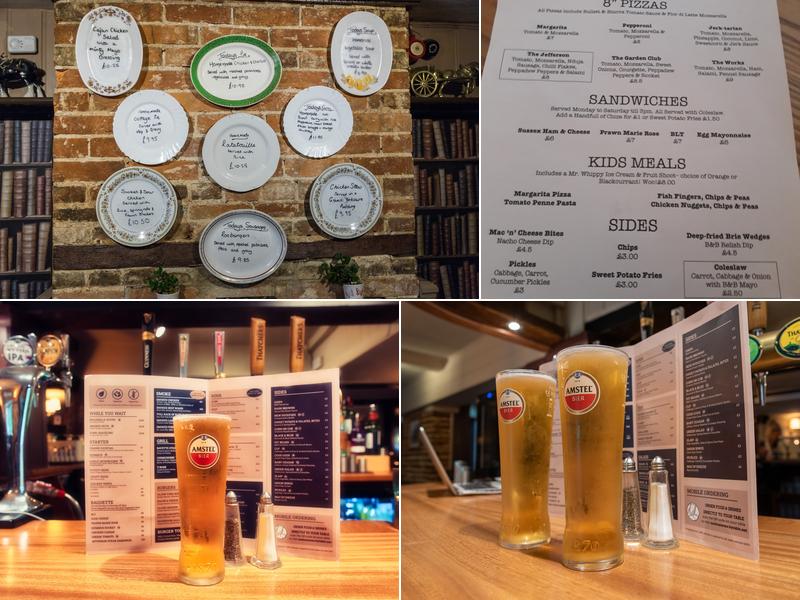 The Onslow Arms Menu