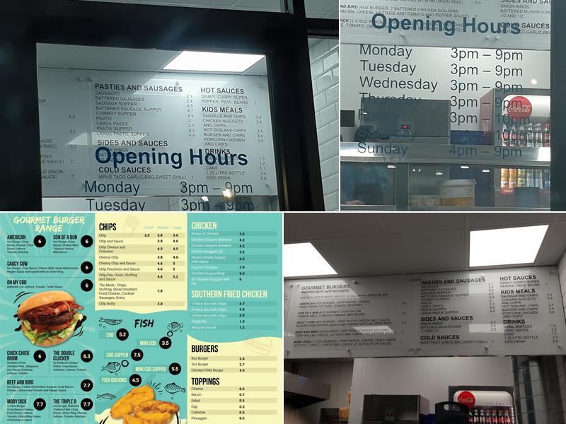 Nantuckets Lurgan Menu